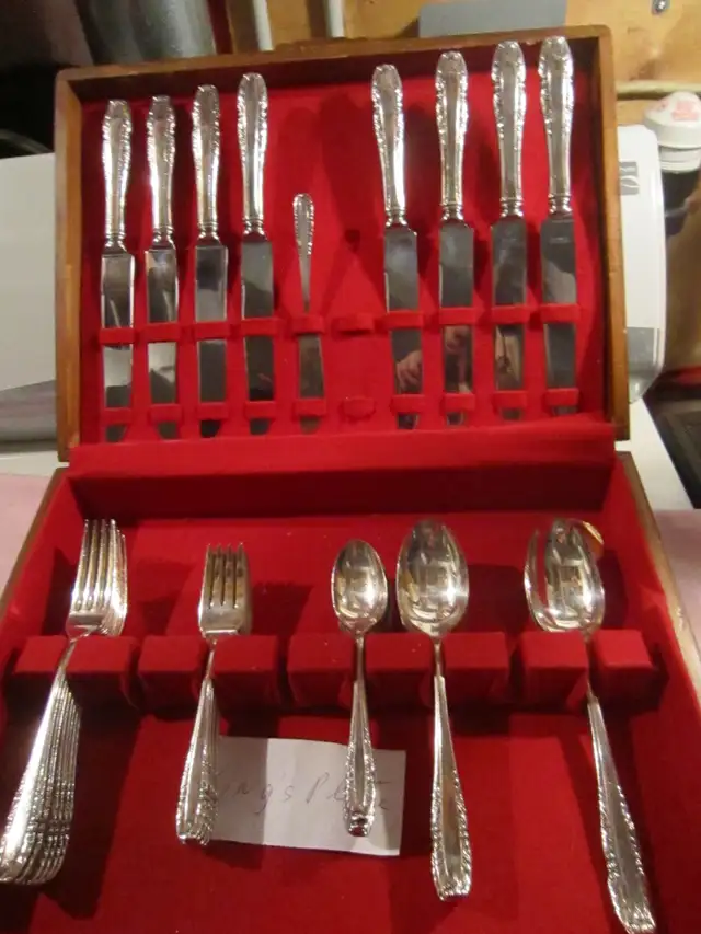 #277  INSPIRATION silverware set for 8 - Photo 2