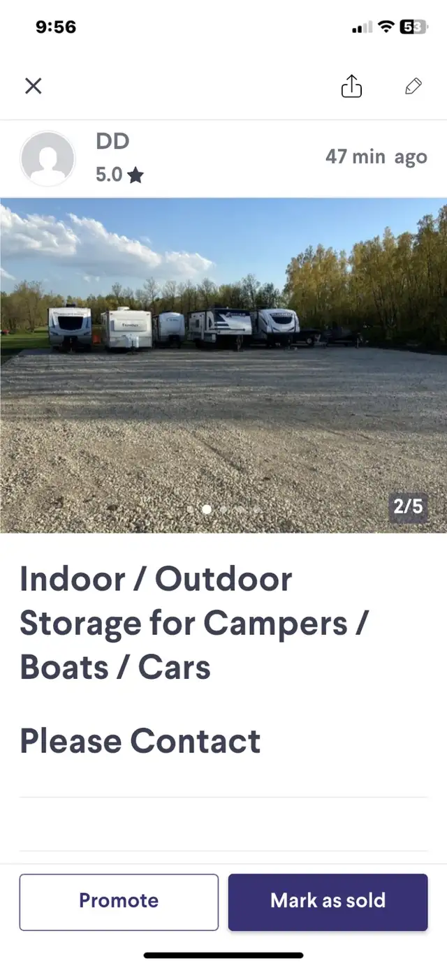 Indoor  Outdoor  Storage For Campers,  Boats,  Cars - Photo 2