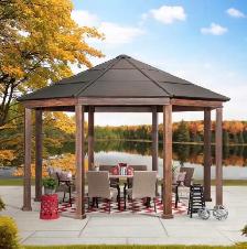 15’ x 15’ Octagon hardtop gazebo