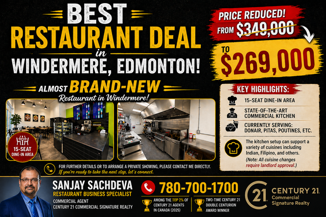 Best Restaurant Deal In Windermere, Edmonton