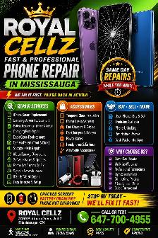 BACK GLASS IPHONE & SAMSUNG ON THE SPOT FAST FIX