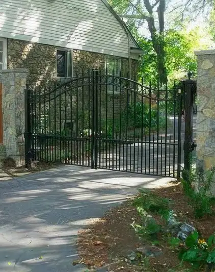20FT Decorative Iron Gate w/ Arrow Art - Photo 8