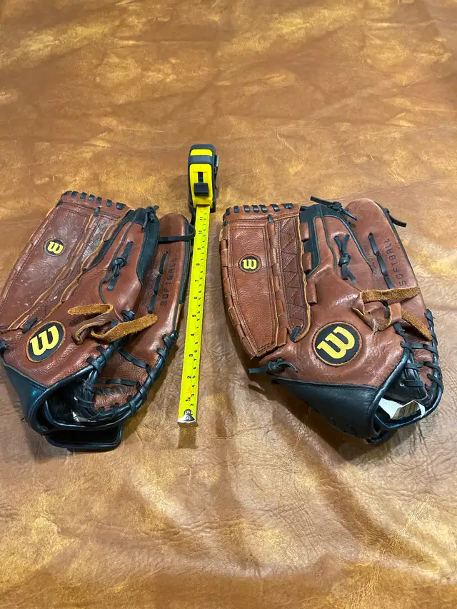 Wilson, slow pitch gloves