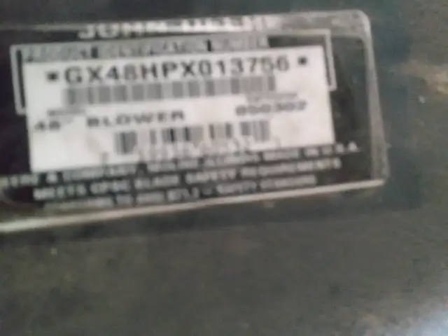 Power Flow bagger for SST18 & GX series John Deere lawn tractors