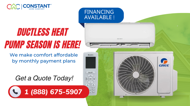 GREE Ductless Mini-Split Heat Pumps - Financing Available!