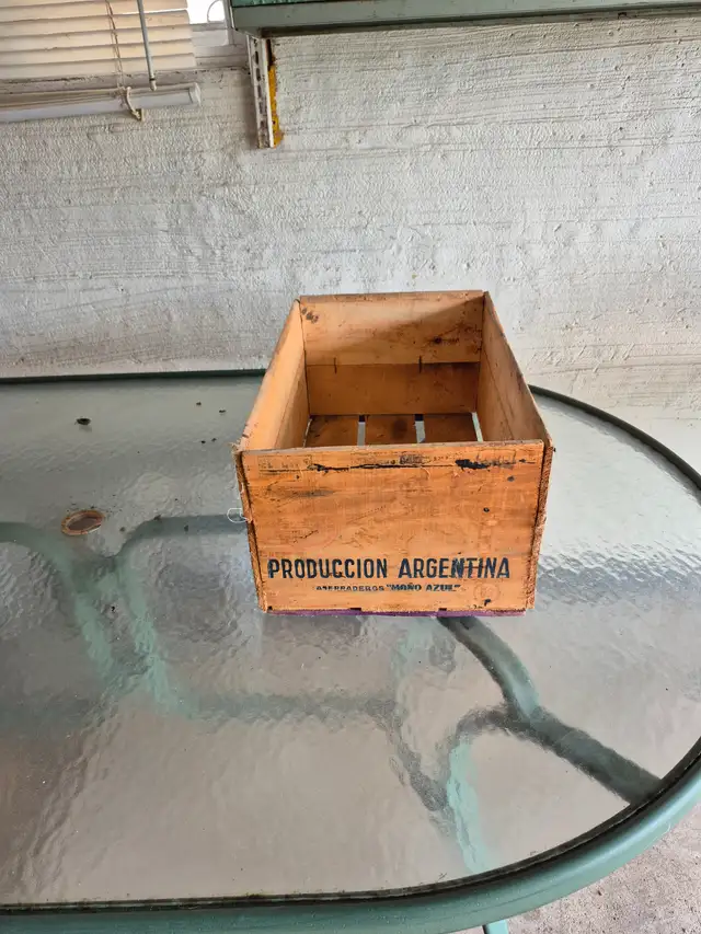 Antique Wooden Crate - Photo 2