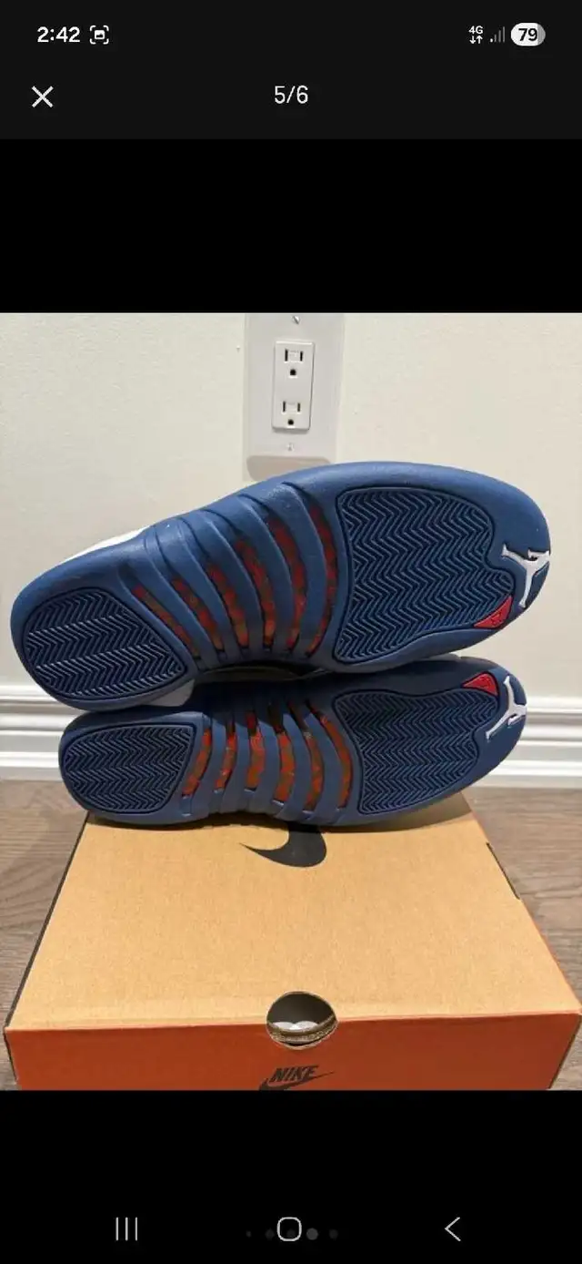 Air Jordan 12 Retro White/French - Photo 2