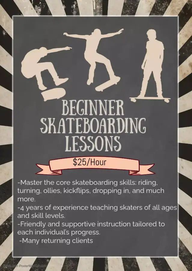 Beginner Skateboarding Lessons
