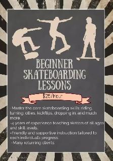 Beginner Skateboarding Lessons