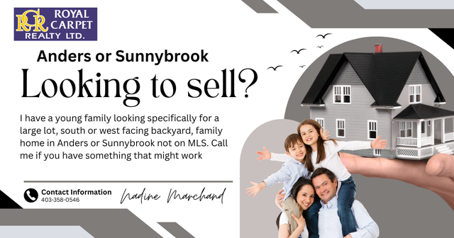Help? Looking for home in Anders or  Sunnybrook