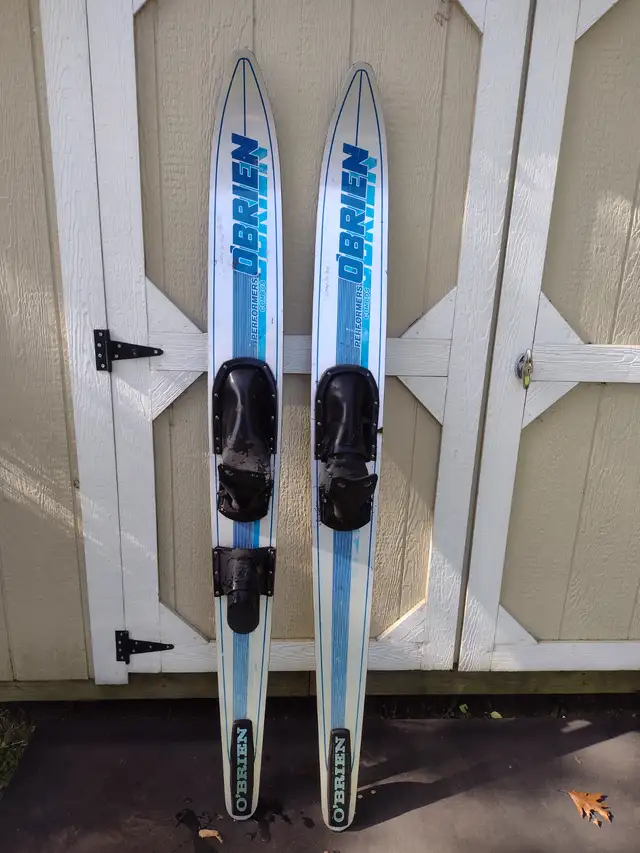 Vintage O'brien waterskies 67 long - Photo 6