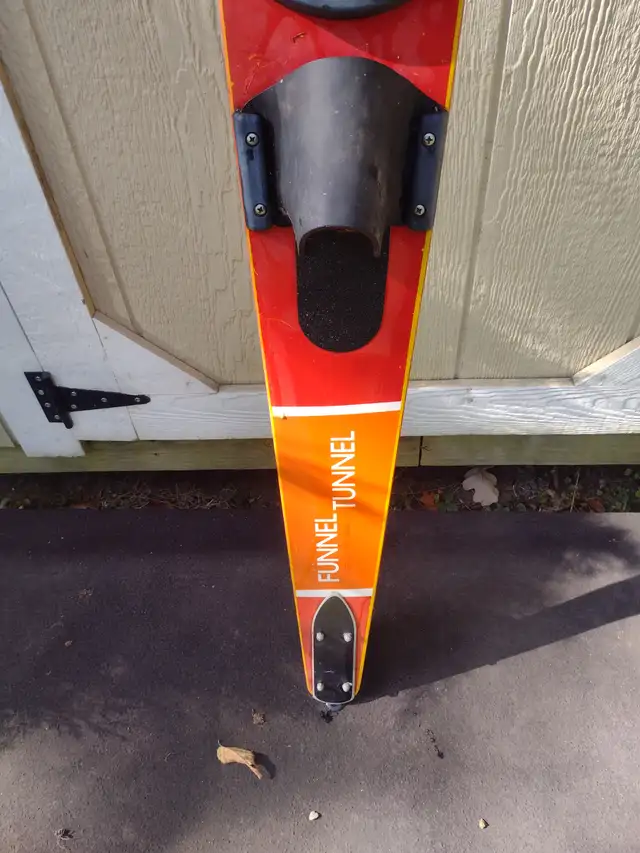 Vintage Funnel Tunnel western wood waterskie 64 long - Photo 5