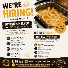 Hiring Kitchen Helper