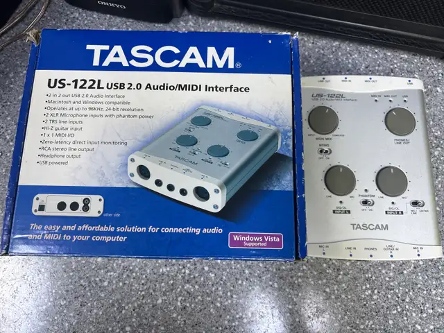 Tascam US-122 USB 2 Channel Audio Interfaces - Photo 8