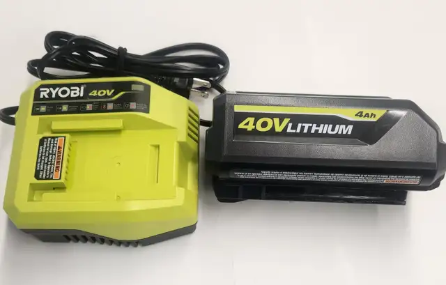 RYOBI 40V HP Brushless Whisper Series Leaf Blower w/ 4Ah Battery - Photo 2