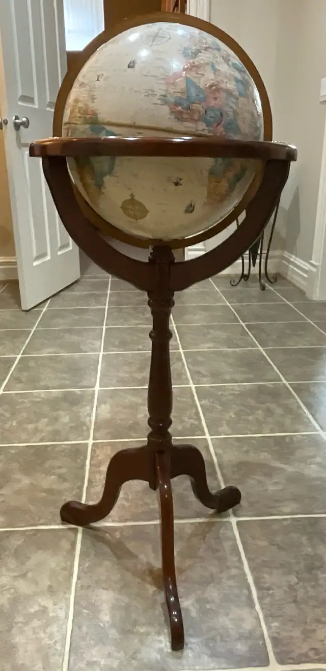 3 ft. tall standing globe for sale