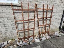 Custom made trelises for plants/roses and cucumbers