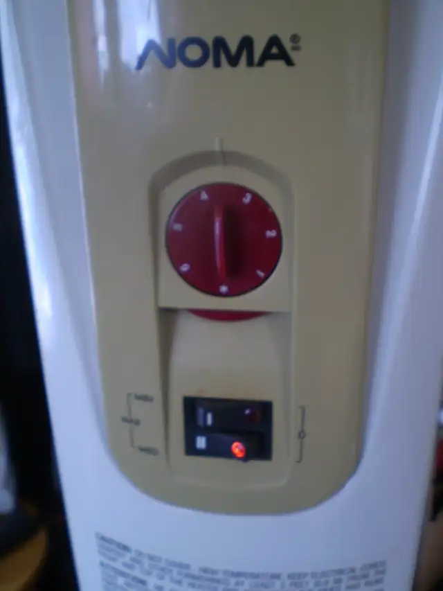 NOMA EW2307C OIL FILLED PORTABLE SPACE HEATER 1500 WATTS- $50 - Photo 4