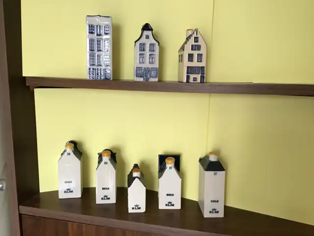 Décoration intérieure 8 maisons en Céramique bleues - Photo 6