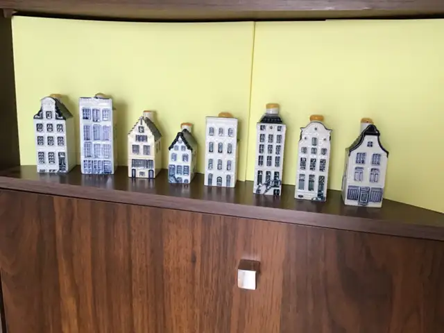 Décoration intérieure 8 maisons en Céramique bleues - Photo 8