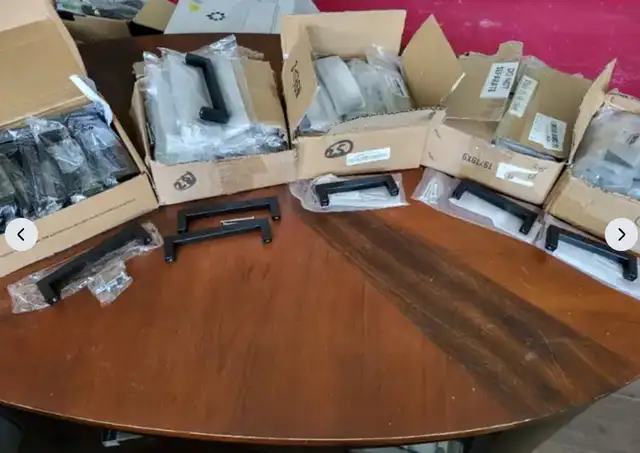 Brand New Black Cabinet Hardware For Sale