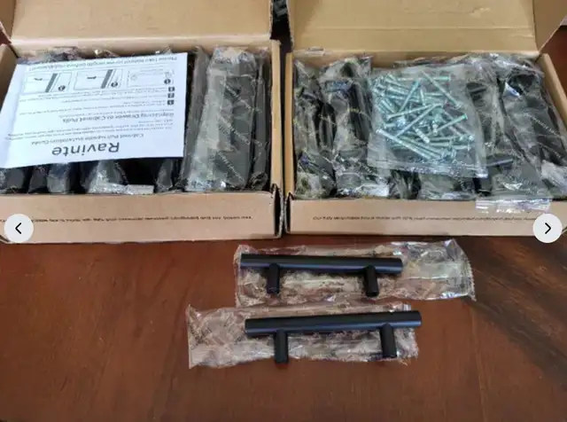 Brand New Black Cabinet Hardware For Sale - Photo 2