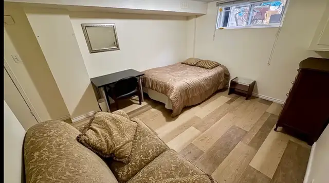 Furnished large bright room Single male $890 m all utilities