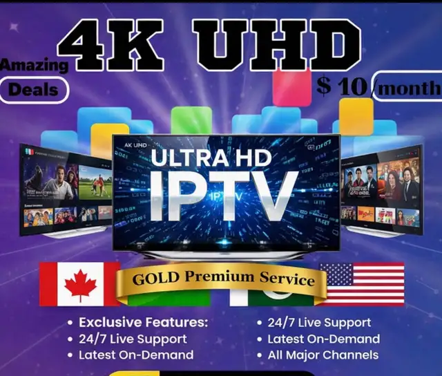 MOST STABLE TV - 4K CHANNELS: Call NOW!  647-331-3038