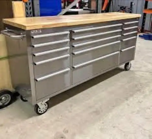 Heavy Duty 72" SS Workbench 15 Drawer - Photo 2