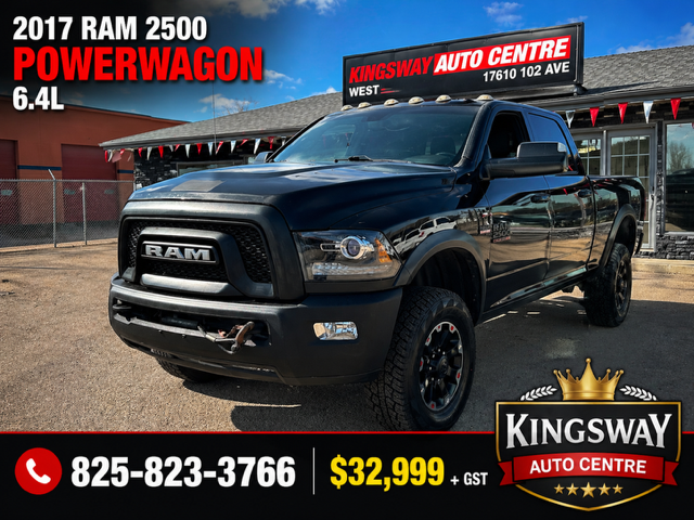 2017 RAM 2500 POWER WAGON – 6.4L HEMI V8 – 4X4 – CREW CAB