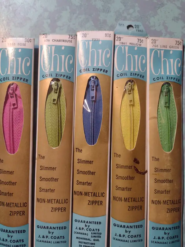 New old stock 20' zippers over 20 different colors 20 for 10.00 - Photo 3