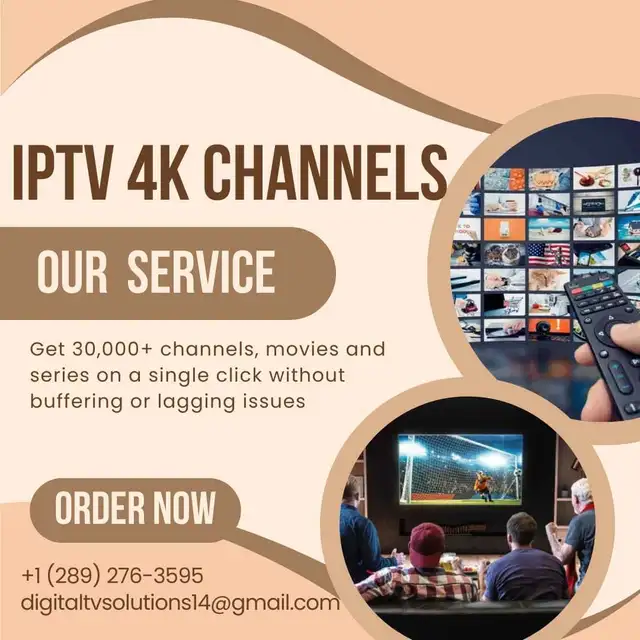 Unlimited 4K I.P.T.V channels