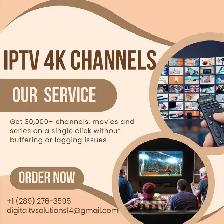 Unlimited 4K I.P.T.V channels