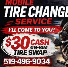 SAME DAY TIRE CHANGE SERVICE - I COME TO YOU
