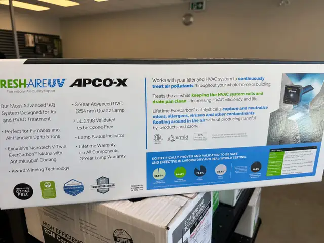 APCO X UV AIR FILTERATION NEW INSTALLED - Photo 3