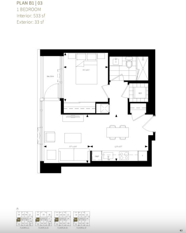 Bloor and Sherbourne 1 Bed 1 Bath Burke Condo Available for Rent - Photo 11