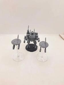 Warhammer 40k Tau Single OOP crisis suit /w drones unpainted