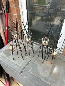 2 Partylite Tealight table centerpiece