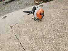 Stihl 800 X back back leaf blower works great