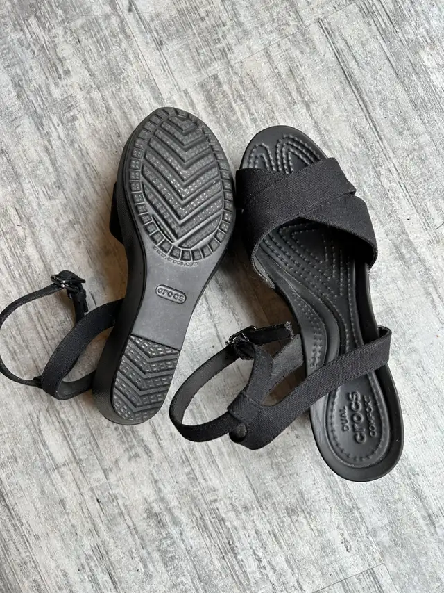 Womens heeled crocs, sandals - Photo 5