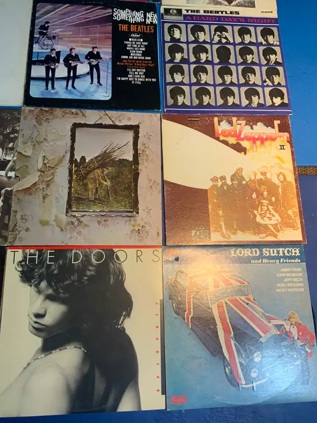 Classic vinyl records. Hendrix, Pink Floyd, Beatles, Stones, Led - Photo 2