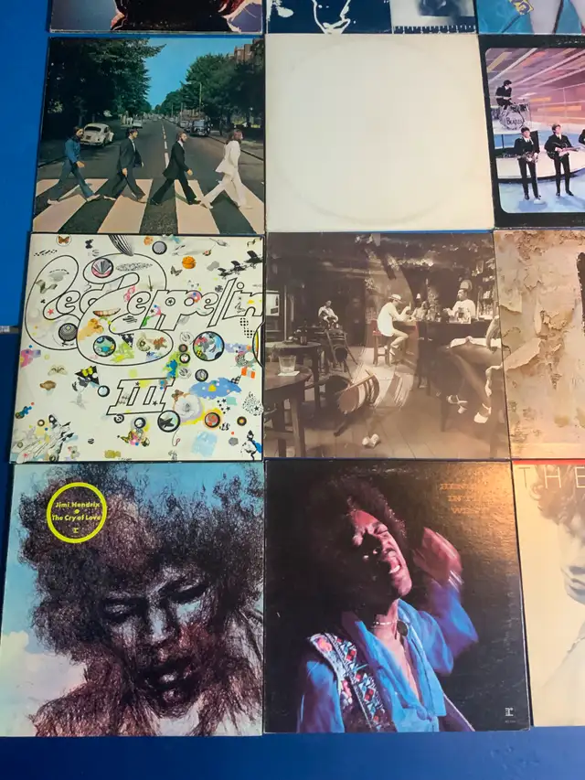 Classic vinyl records. Hendrix, Pink Floyd, Beatles, Stones, Led - Photo 3