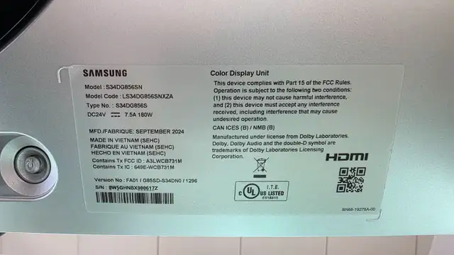 Samsung Odyssey OLED G8 34' Curved Gaming Monitor - Photo 4