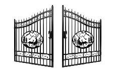 16FT Ornamental Iron Gate w/ Deer - Photo 9