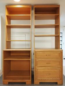 Solid Oak Bookcases