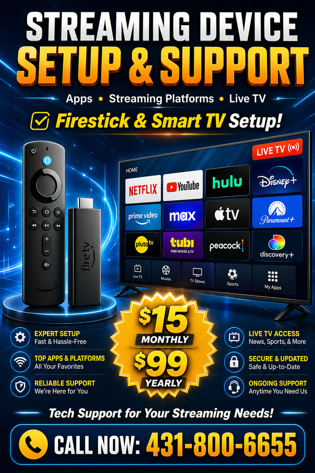 Streaming Device Setup & Support – Fast & Reliable Service