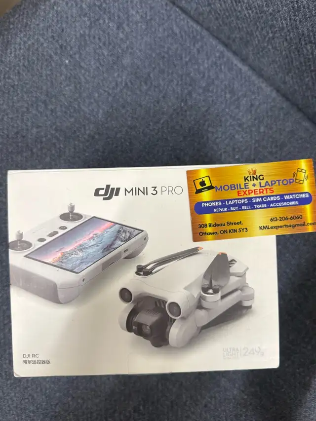 Dji mini 3 pro drone with remote