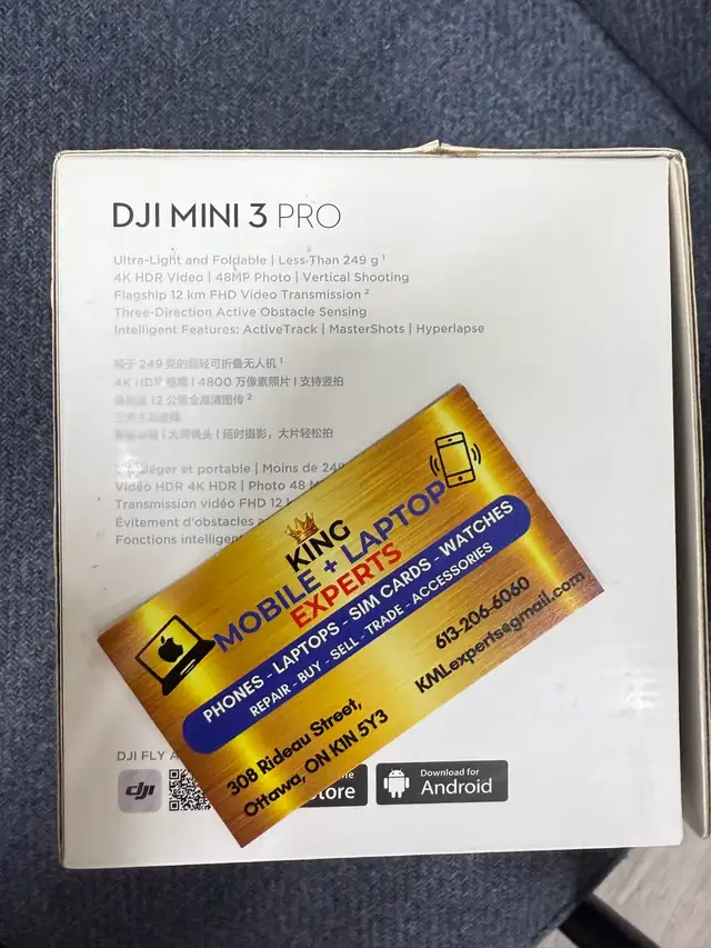 Dji mini 3 pro drone with remote - Photo 3