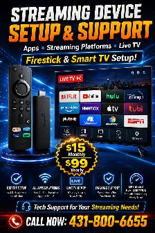 Streaming Setup – Apps, TV & Device Support