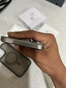 iPhone 15 pro max 256 gb 82% battery Airpods Pkg/Delivery - Photo 3